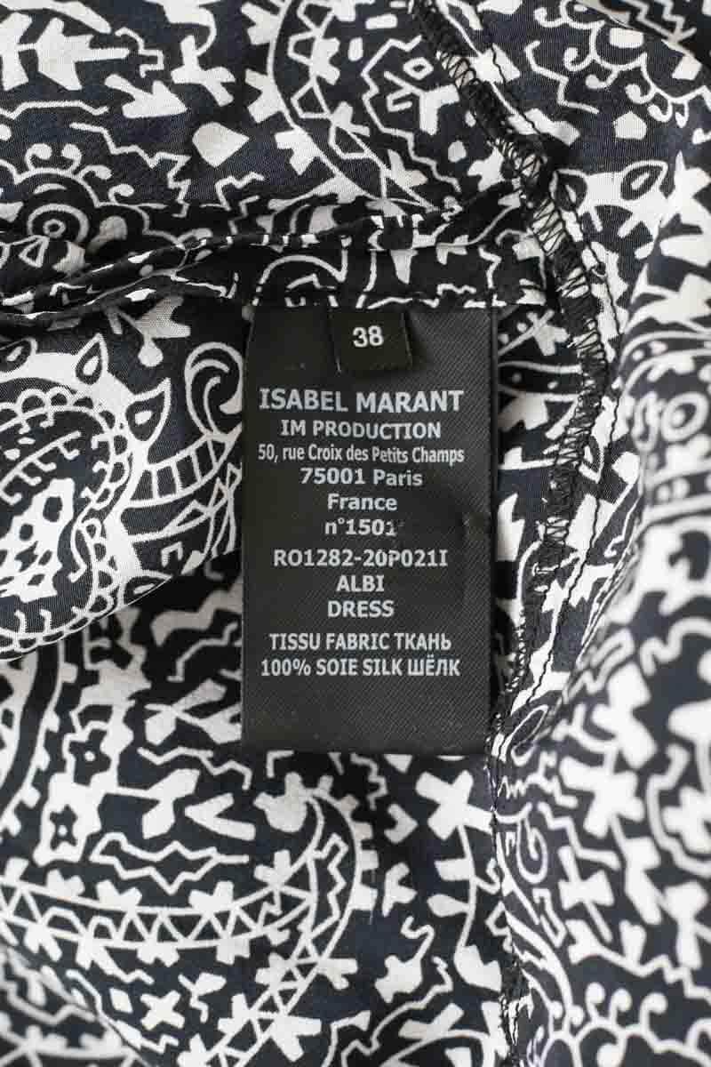 Robe Isabel Marant Noir en Soie