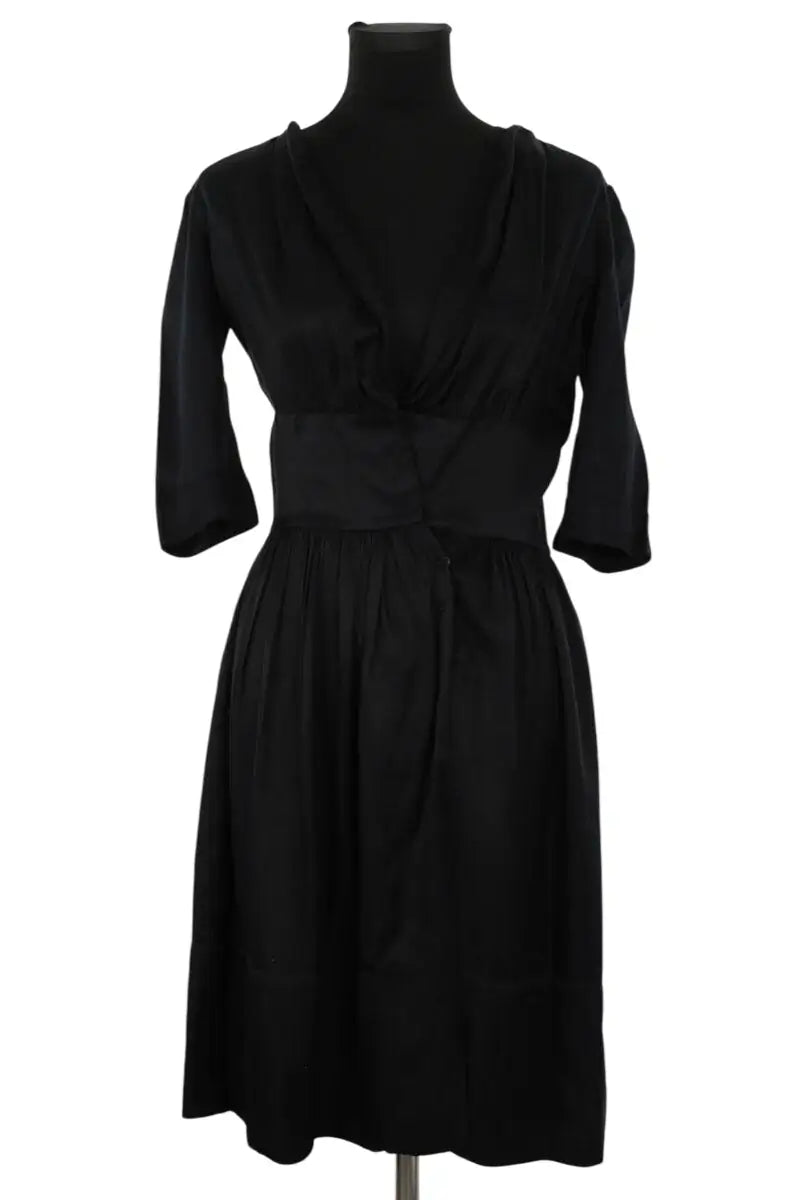 Robe Isabel Marant Noir en Synthétique, taille S - Seconde Main