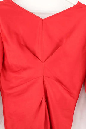 Robe Isabel Marant Rouge en Viscose