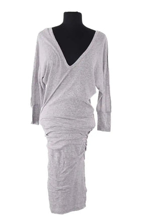 Robe James Perse Gris en Coton, taille S - Seconde Main