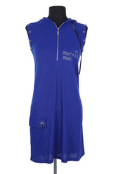 Robe Jean-Charles de Castelbajac Bleu en Synthétique, taille XXL - Seconde Main