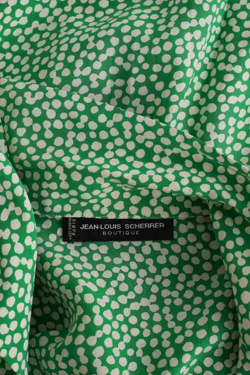 Robe Jean Louis Scherrer Vert en Soie
