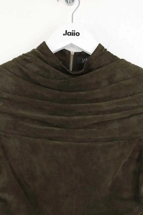 Robe Jitrois Kaki en Cuir