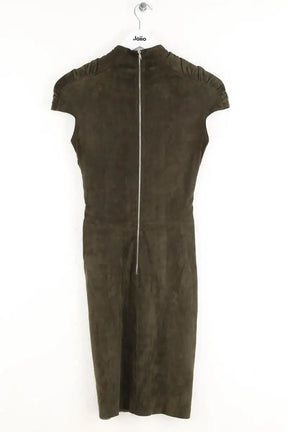 Robe Jitrois Kaki en Cuir