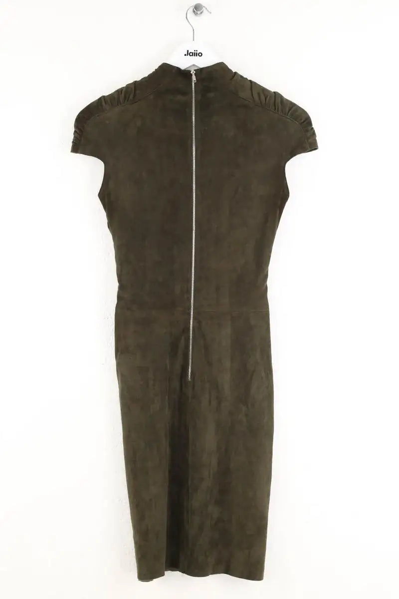 Robe Jitrois Kaki en Cuir