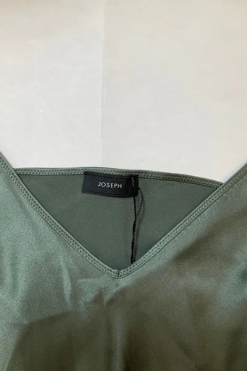 Robe Joseph Clea Vert en Soie
