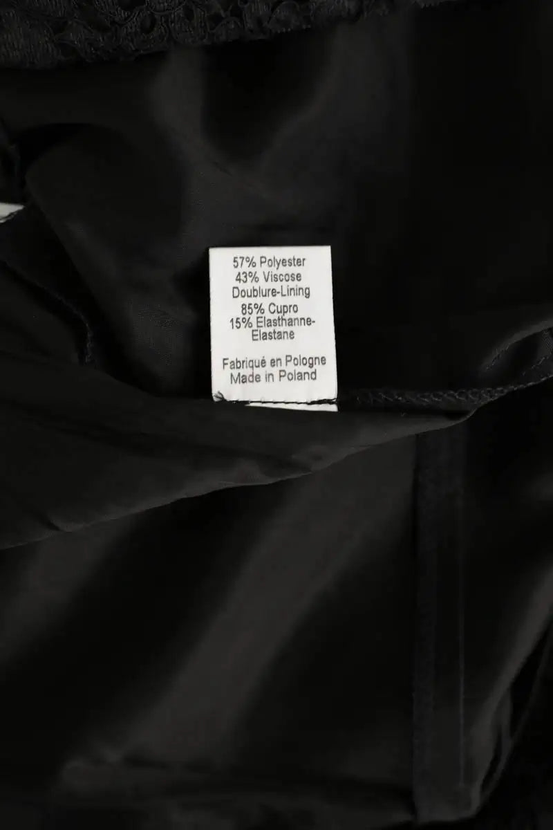 Robe Joseph Noir en Polyester