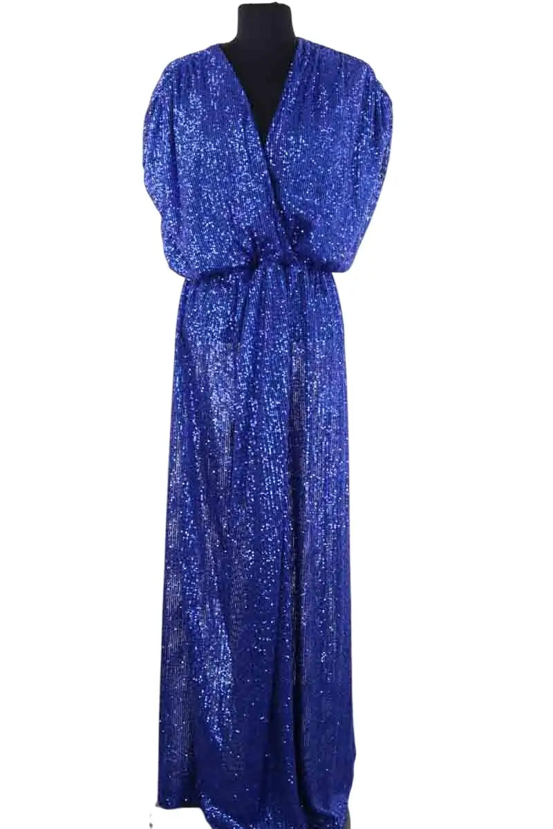 Robe Just Cavalli Bleu en Synthétique, taille S - Seconde Main