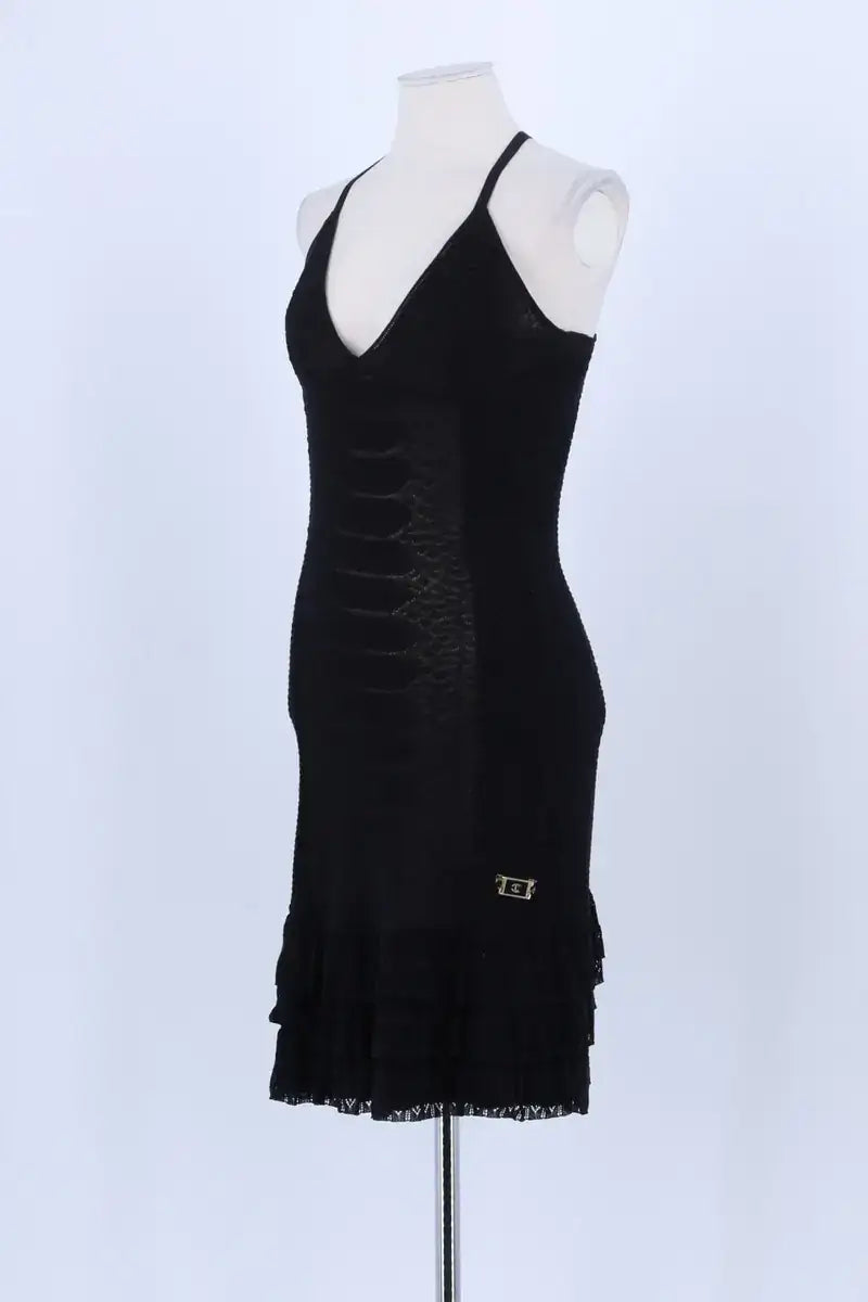 Robe Just Cavalli Noir en Coton