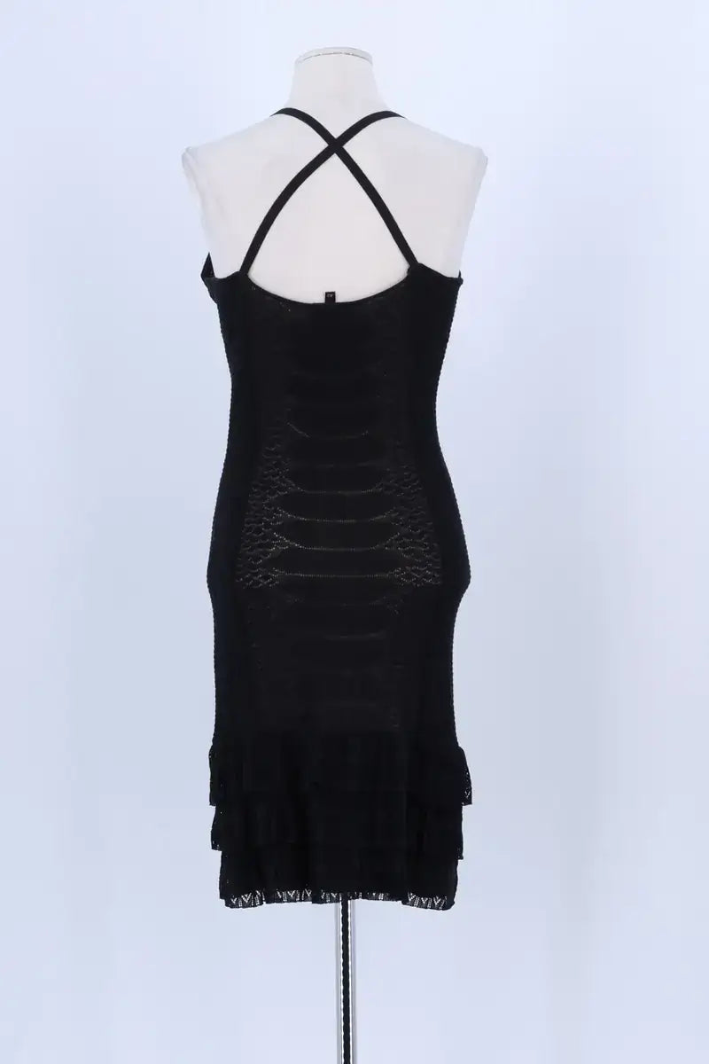 Robe Just Cavalli Noir en Coton