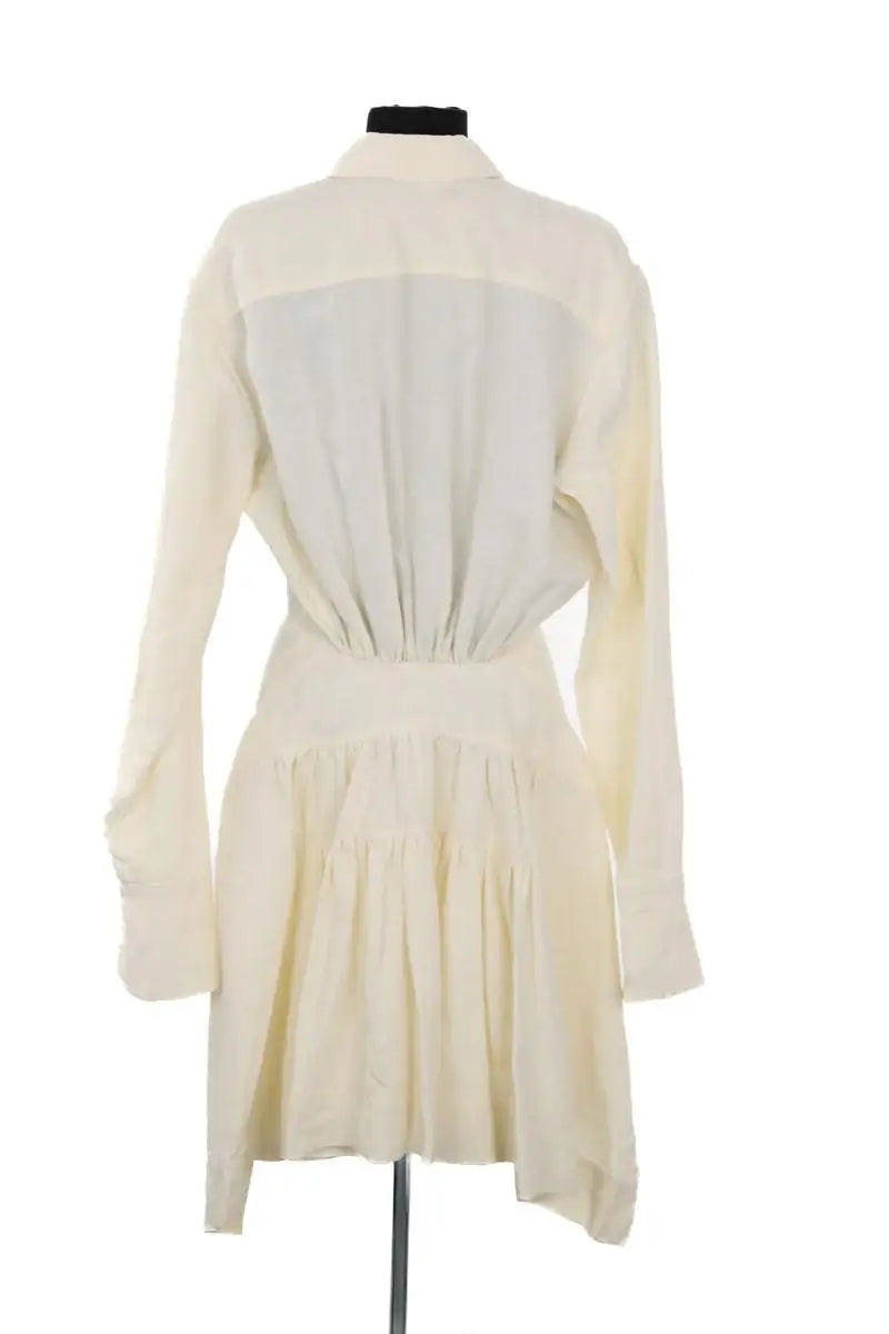 Robe JW Anderson Blanc en Lin