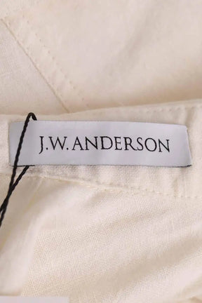 Robe JW Anderson Blanc en Lin