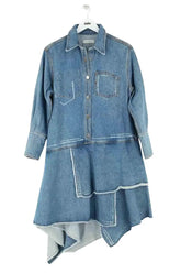 Robe JW Anderson Bleu en Coton, taille L - Seconde Main