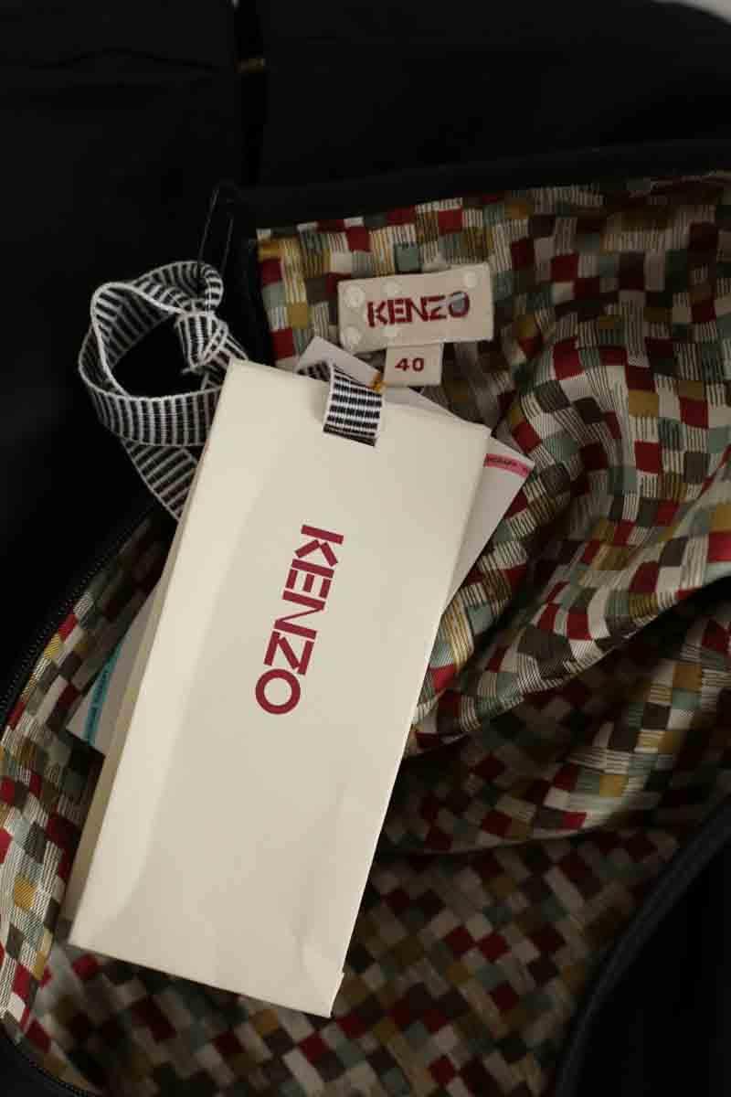 Robe Kenzo Noir en Coton