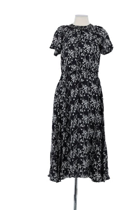 Robe Kenzo Noir en Viscose, taille S - Seconde Main