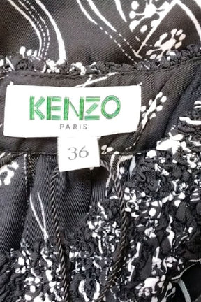 Robe Kenzo Noir en Viscose