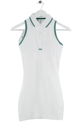 Robe Kith Seamless polo dress Blanc en Polyamide, taille S - Seconde Main