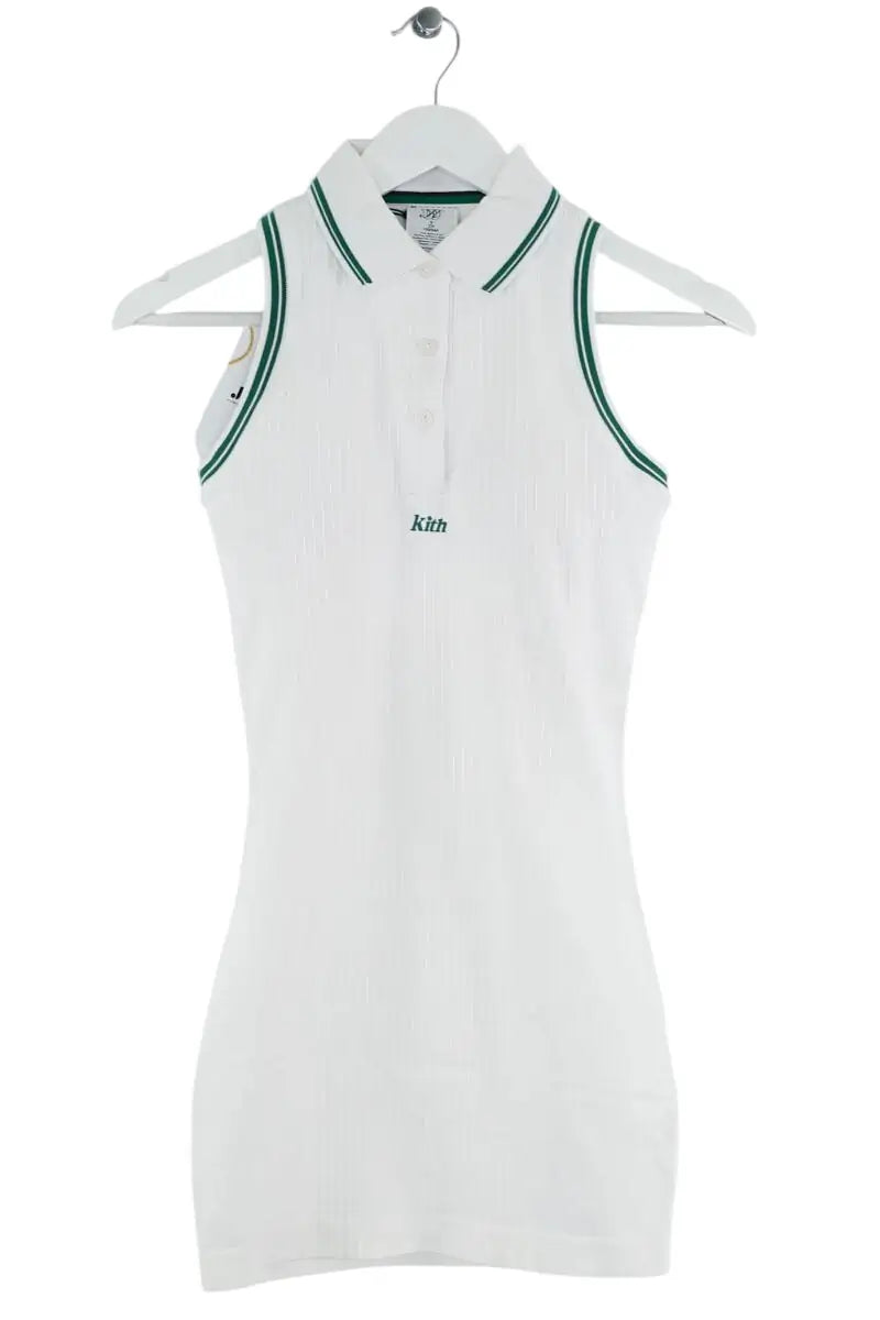Robe Kith Seamless polo dress Blanc en Polyamide, taille S - Seconde Main