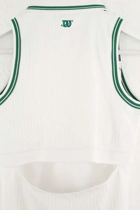 Robe Kith Seamless polo dress Blanc en Polyamide