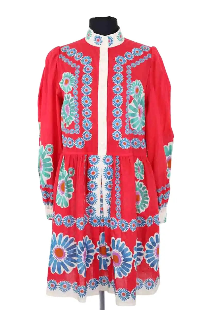 Robe La DoubleJ Rouge en Coton, taille M - Seconde Main
