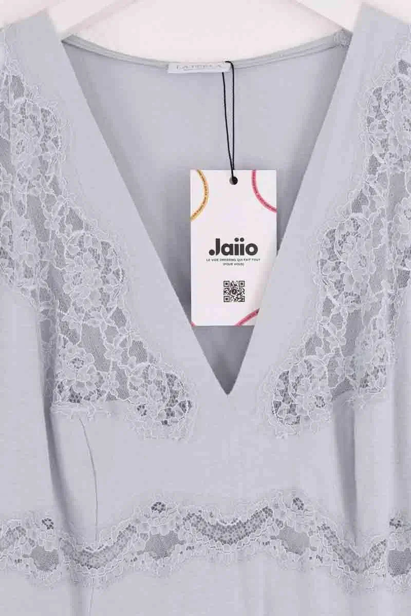 Robe La Perla Bleu en Coton