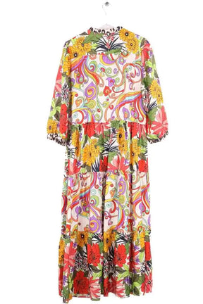 Robe La Prestic Ouiston Multicolore en Soie