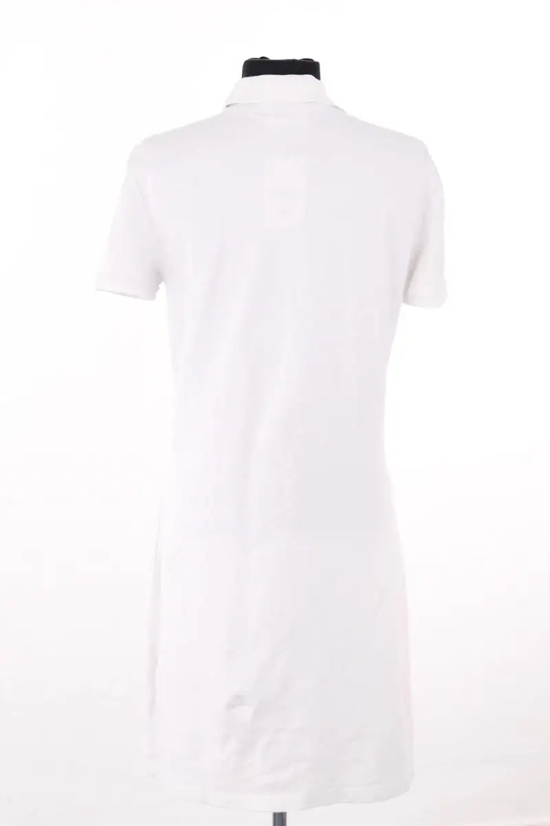 Robe Lacoste Blanc en Coton