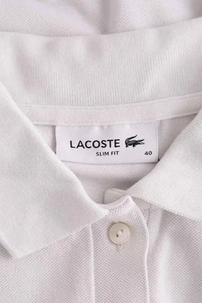 Robe Lacoste Blanc en Coton
