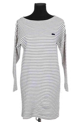 Robe Lacoste Blanc en Coton, taille S - Seconde Main