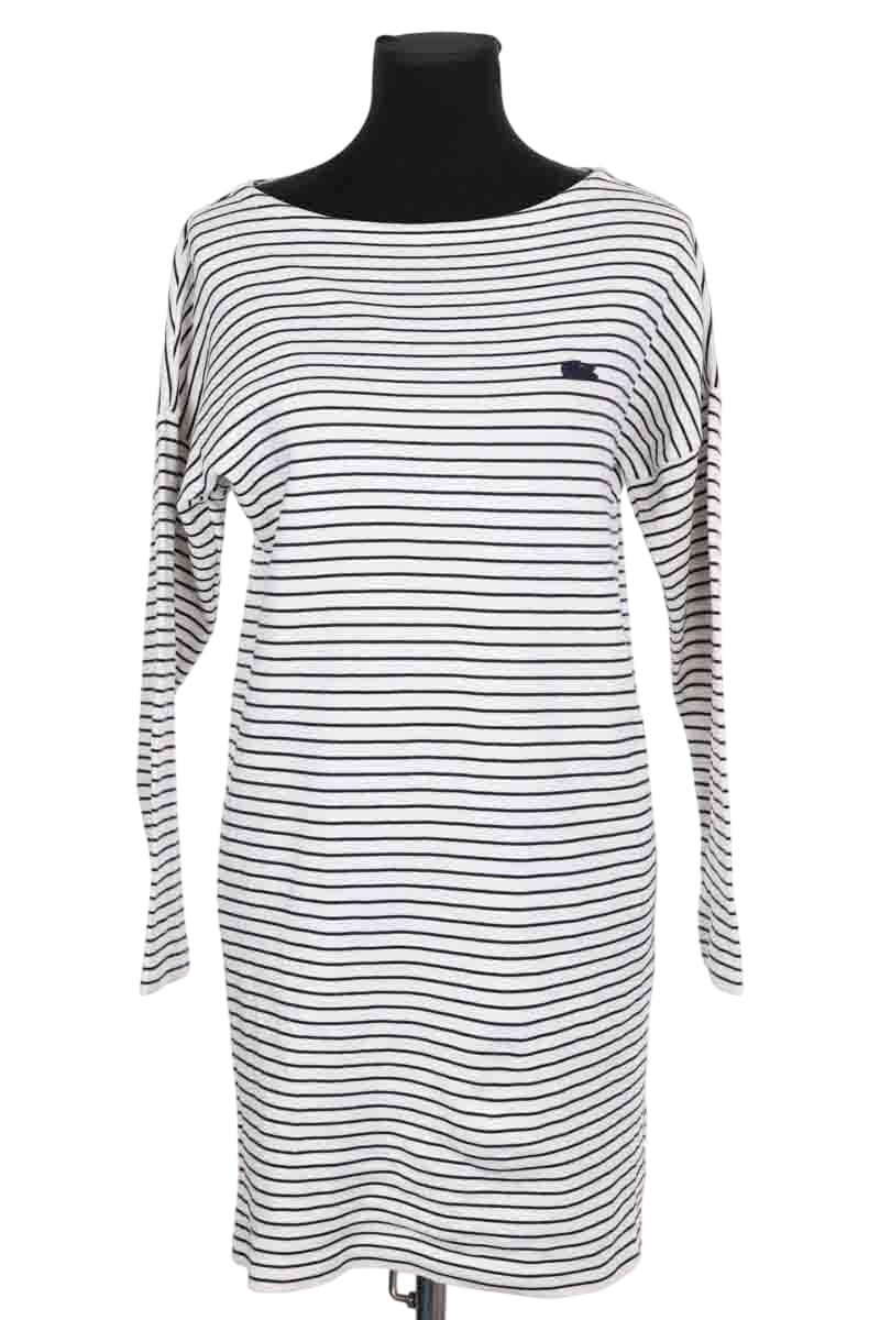 Robe Lacoste Blanc en Coton, taille S - Seconde Main