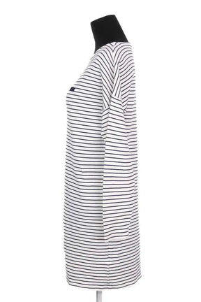 Robe Lacoste Blanc en Coton