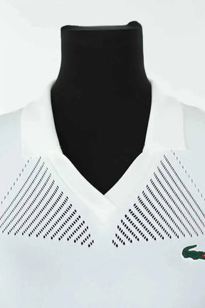 Robe Lacoste Blanc en Polyamide