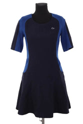Robe Lacoste Bleu en Coton, taille S - Seconde Main