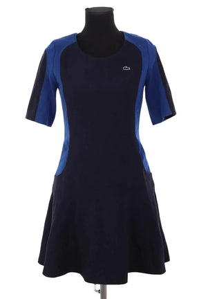 Robe Lacoste Bleu en Coton, taille S - Seconde Main