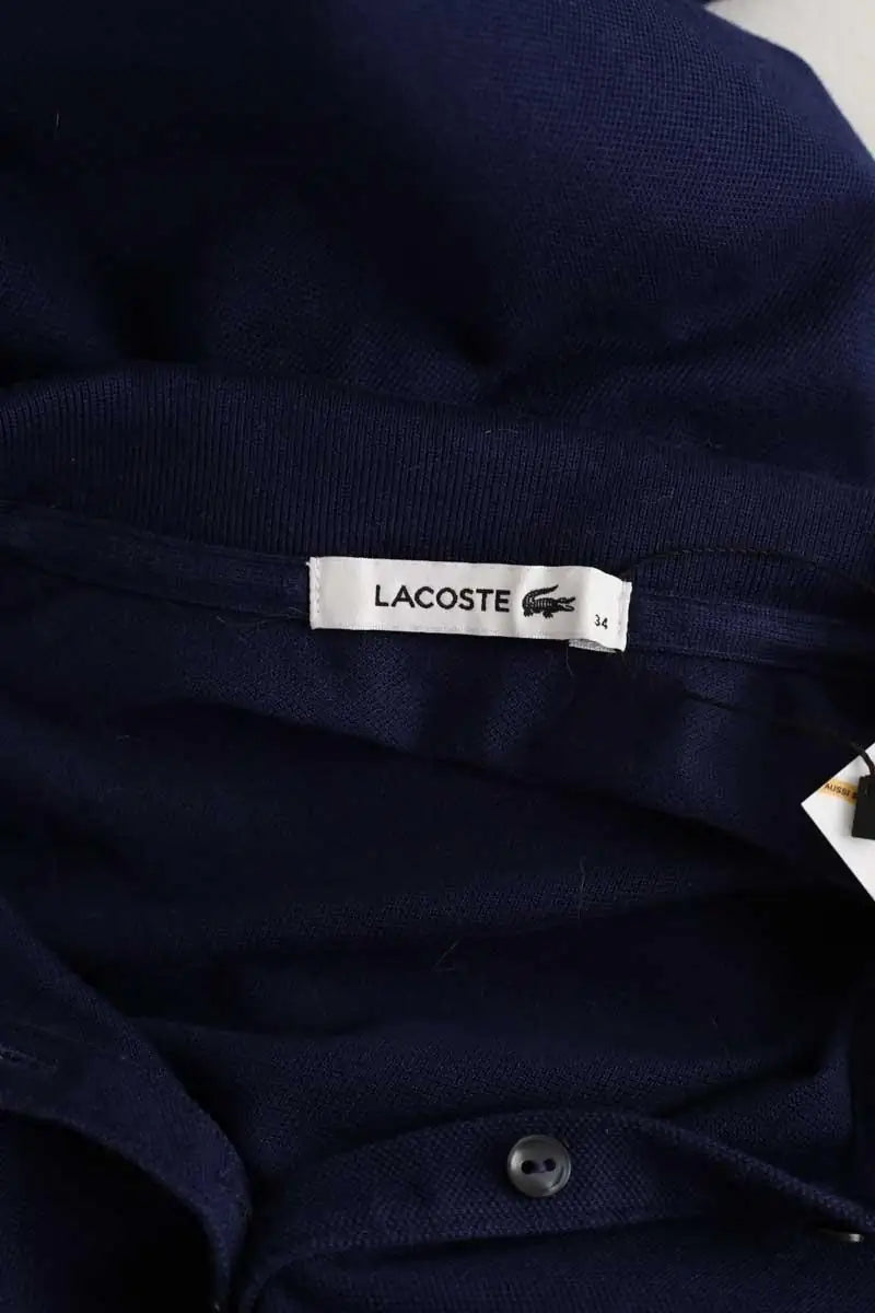 Robe Lacoste Bleu en Coton