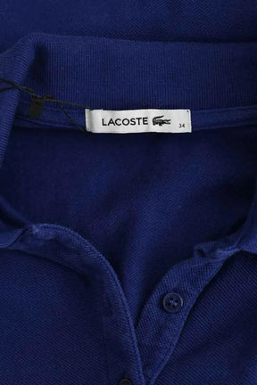 Robe Lacoste Bleu en Coton