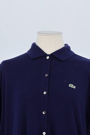 Robe Lacoste Marine en Coton