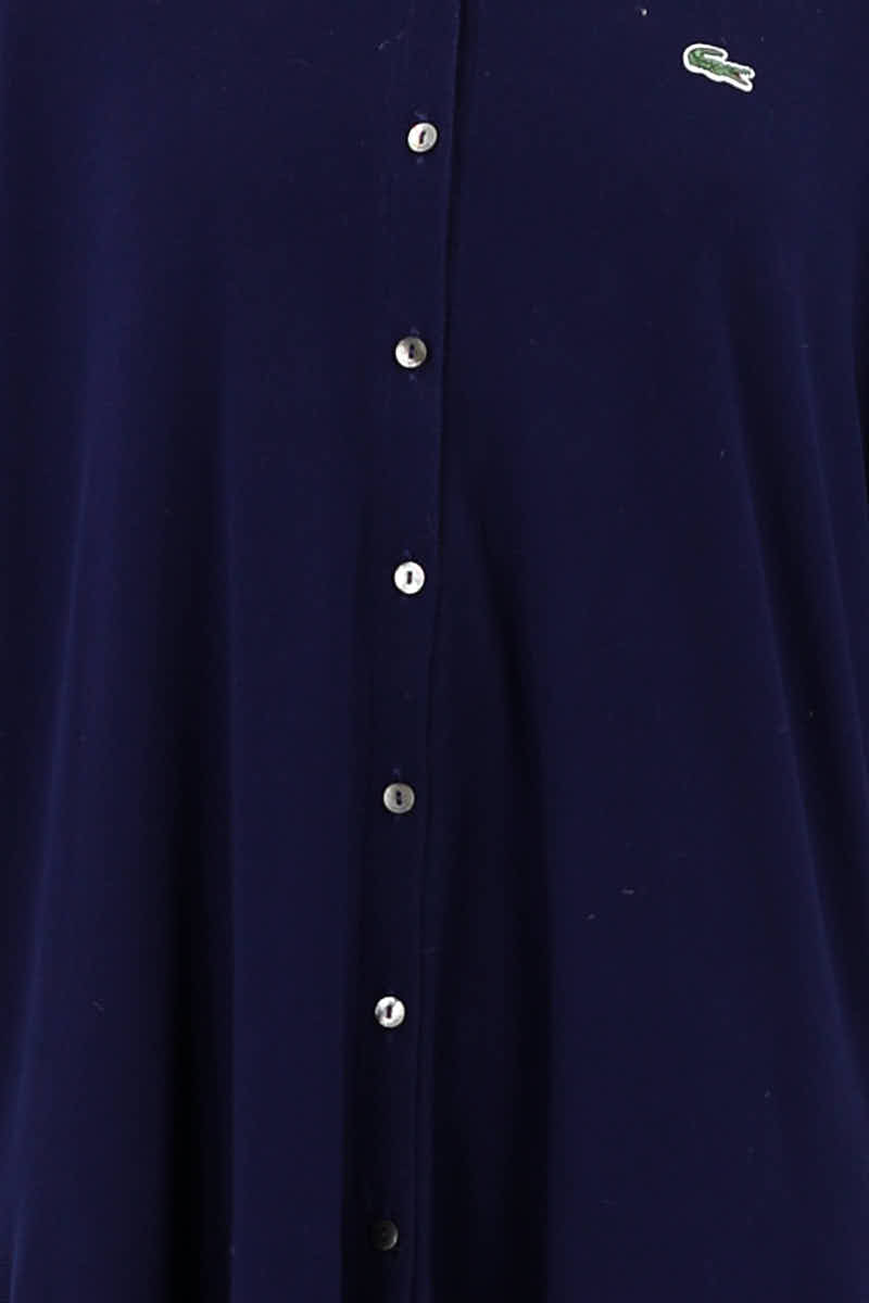 Robe Lacoste Marine en Coton