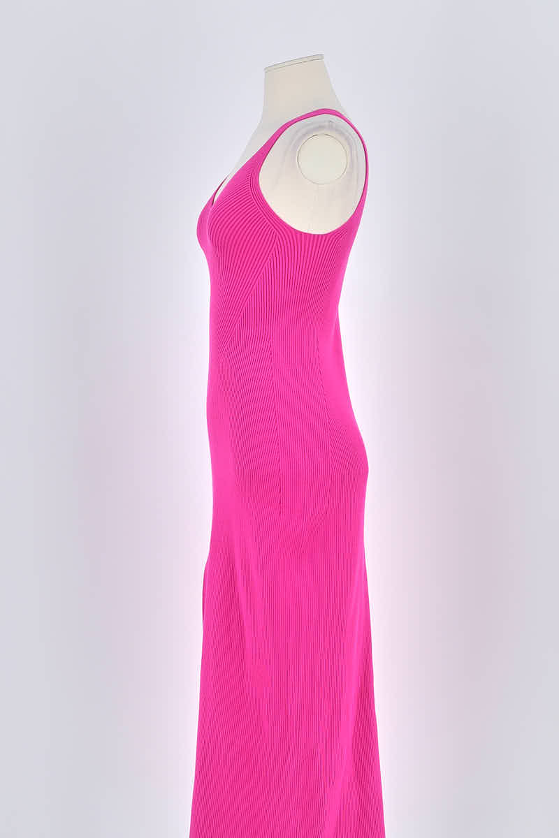 Robe Lacoste Rose en Viscose