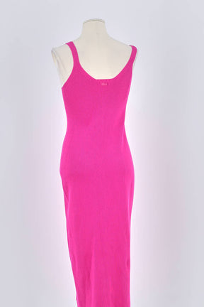 Robe Lacoste Rose en Viscose