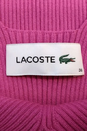 Robe Lacoste Rose en Viscose