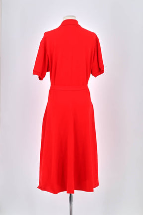 Robe Lacoste Rouge en Coton