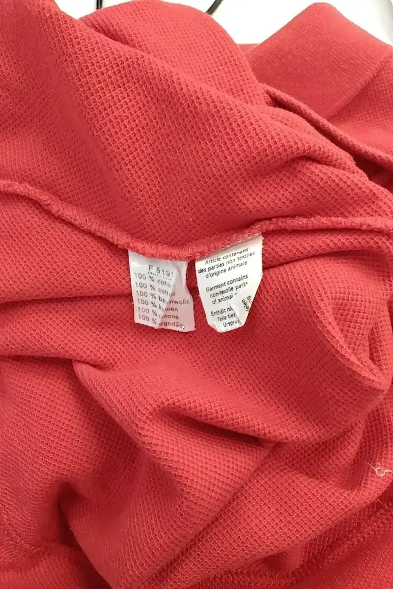 Robe Lacoste Rouge en Coton