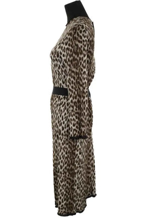 Robe Lanvin Marron en Soie