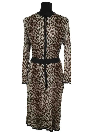 Robe Lanvin Marron en Soie