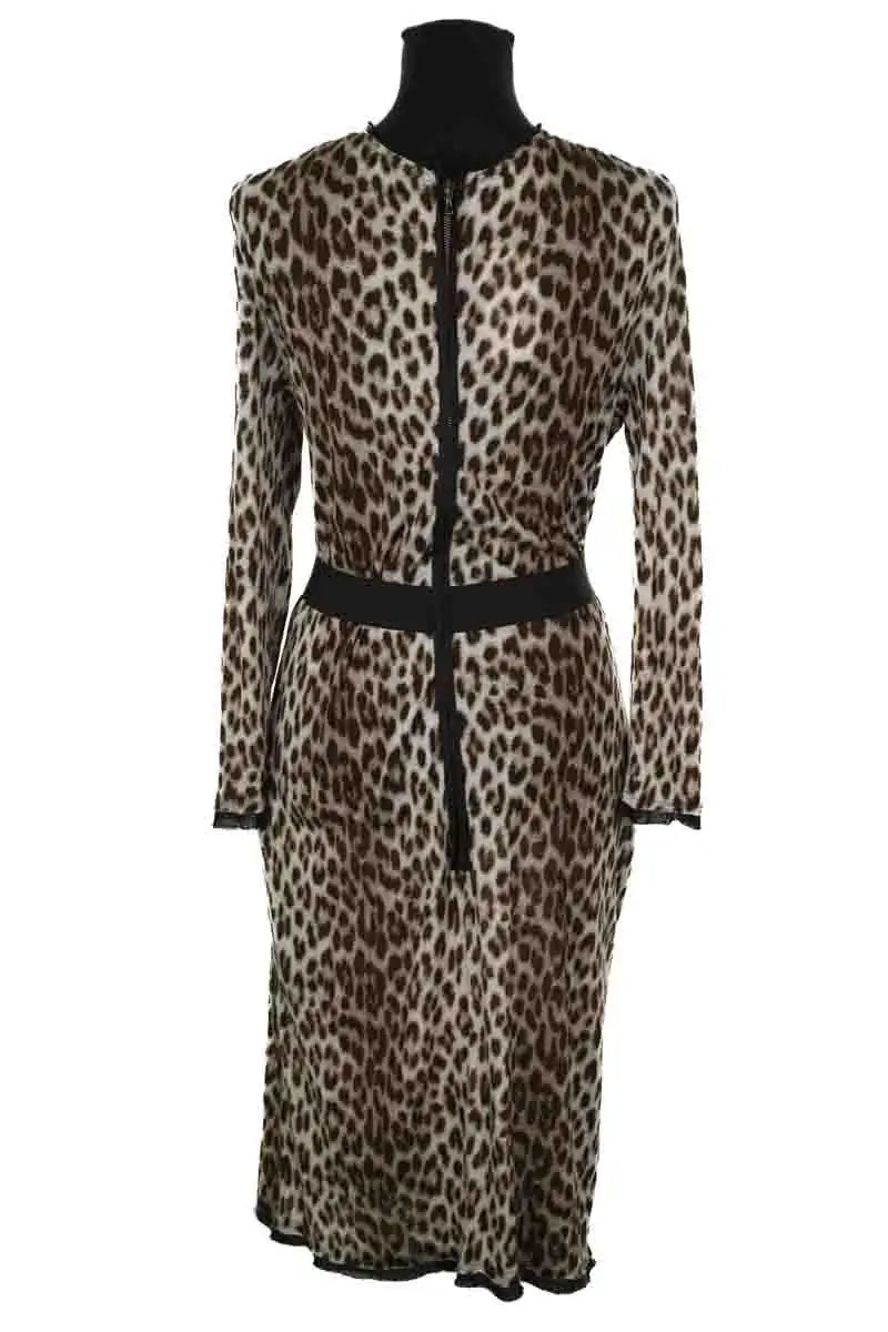 Robe Lanvin Marron en Soie