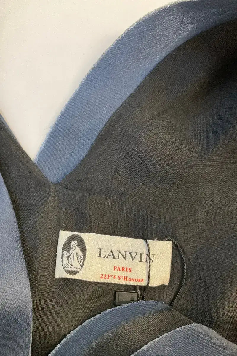 Robe Lanvin Noir en Soie
