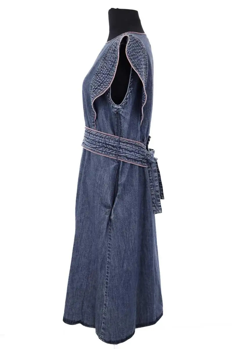Robe Laurence Bras Bleu en Coton