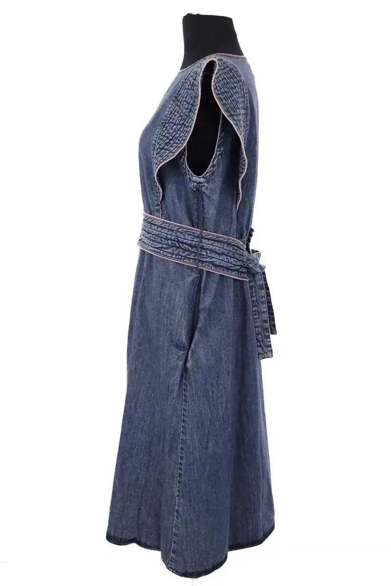 Robe Laurence Bras Bleu en Coton