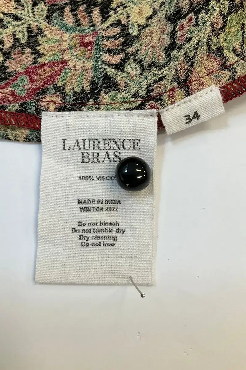 Robe Laurence Bras Noir en Viscose
